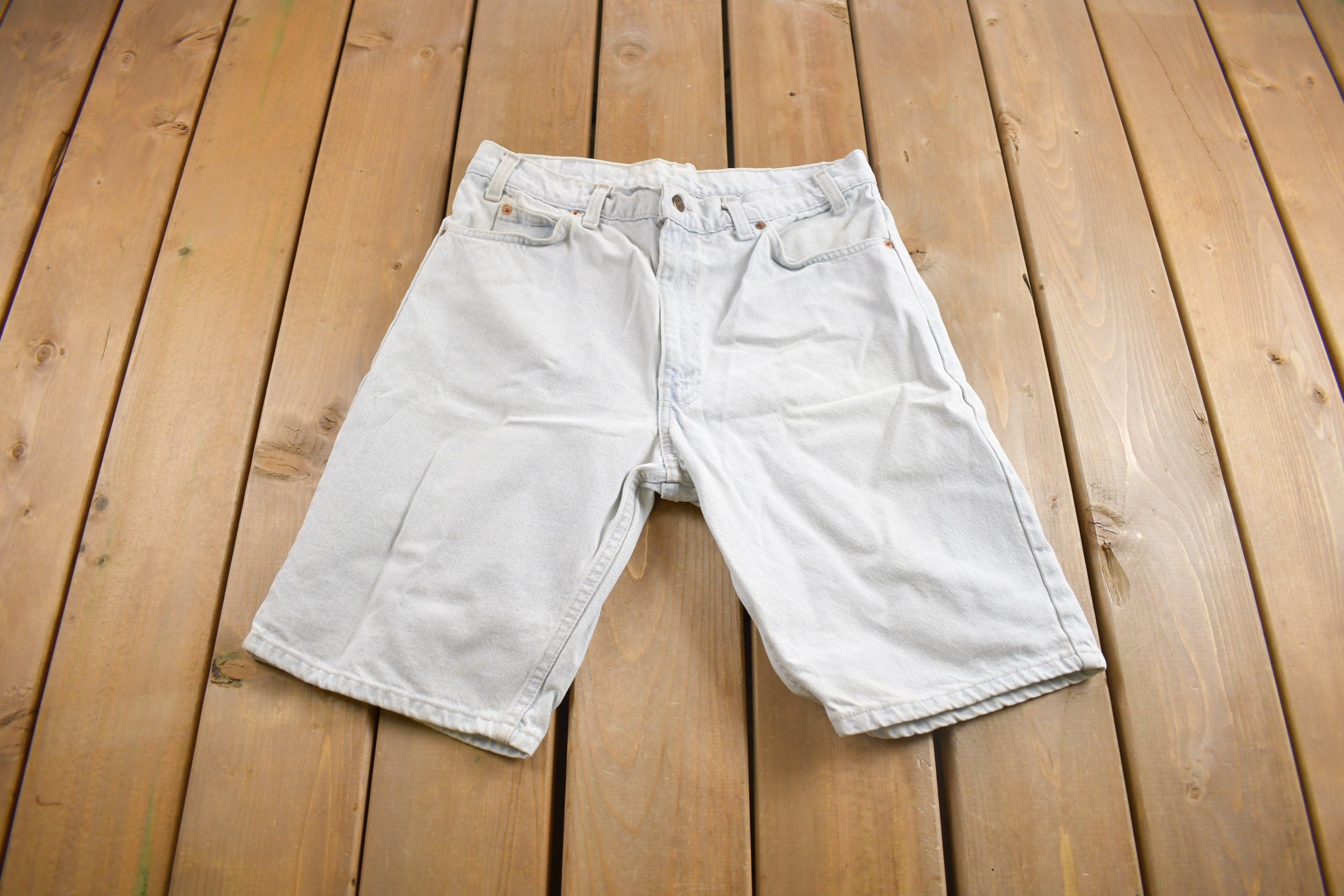 Vintage 1990s Levi's Orange Tab Jean Shorts Size 33