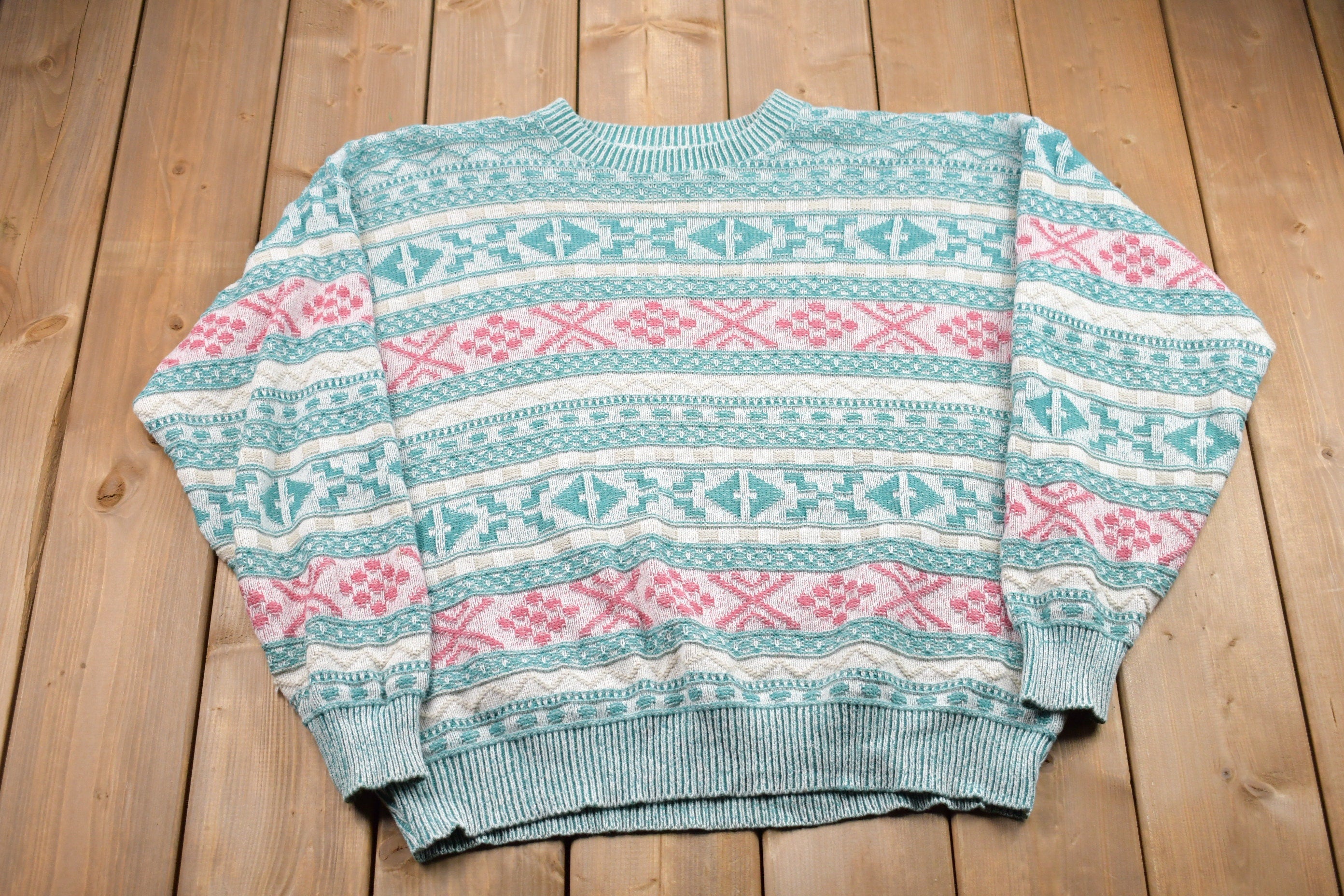 Vintage 1990s Cross & Windsor Knitted Sweater