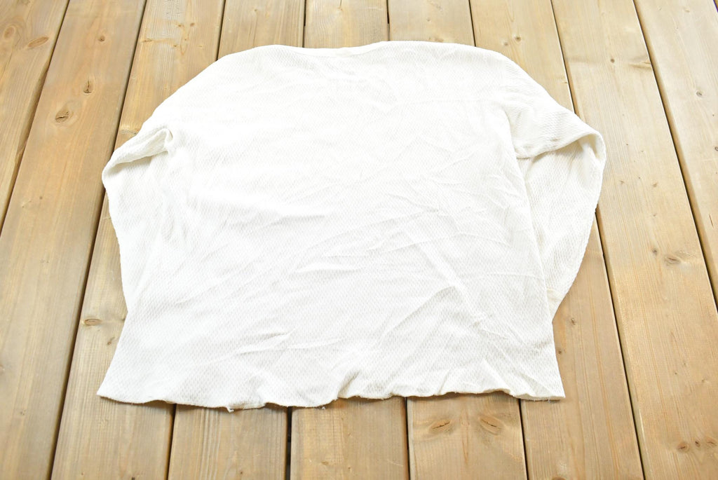Vintage Y2K St Johns Bay Thermal Undershirt Men's S / 2000s Military Thermal / 00s Waffle Knit / Streetstyle / Streetwear / Workwear