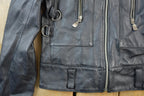 Vintage 1990s Xntrik Sports Leather Bomber Motorcycle Jacket
