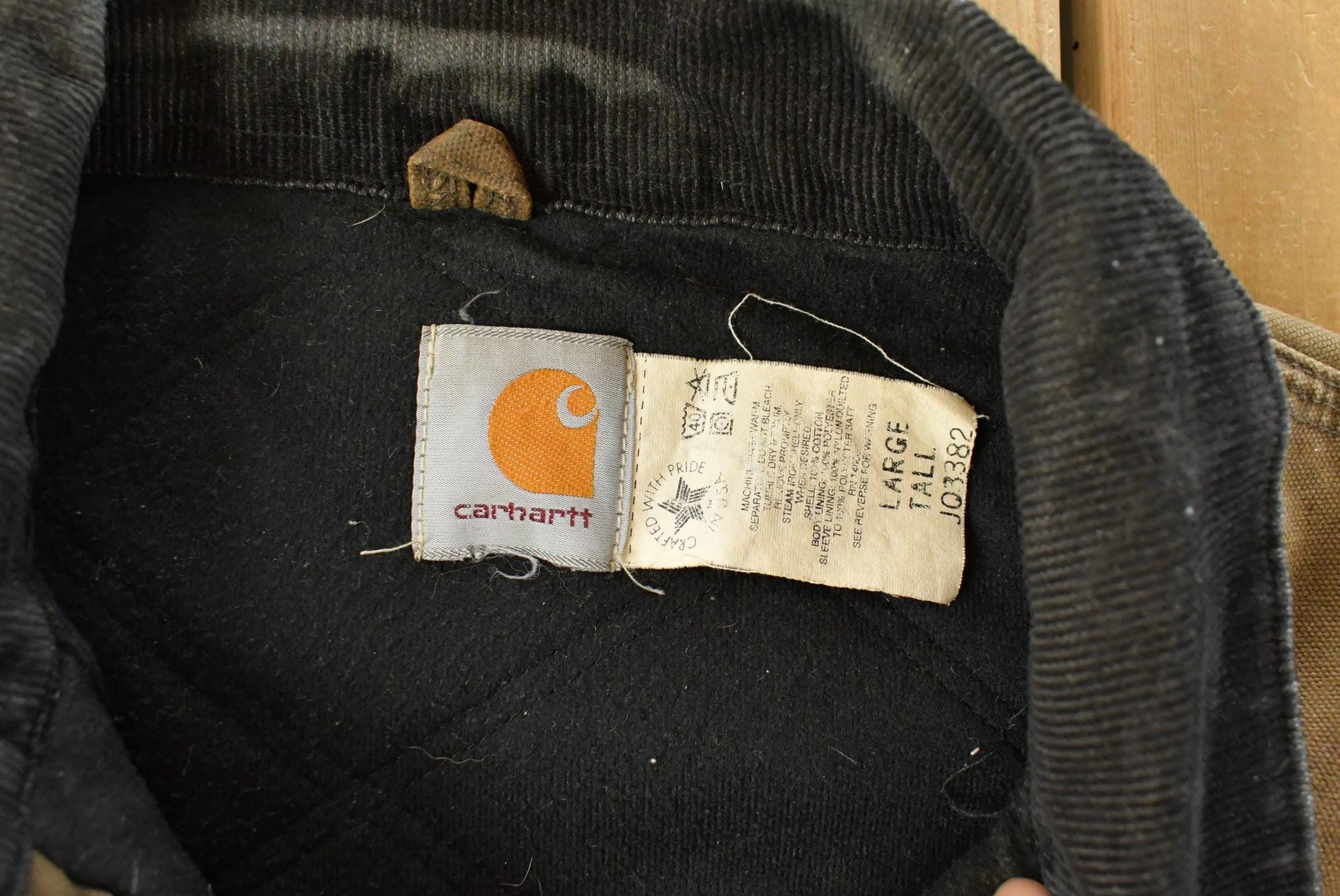 Vintage 1990s Carhartt Santa Fe Canvas Jacket Men's Large Tall