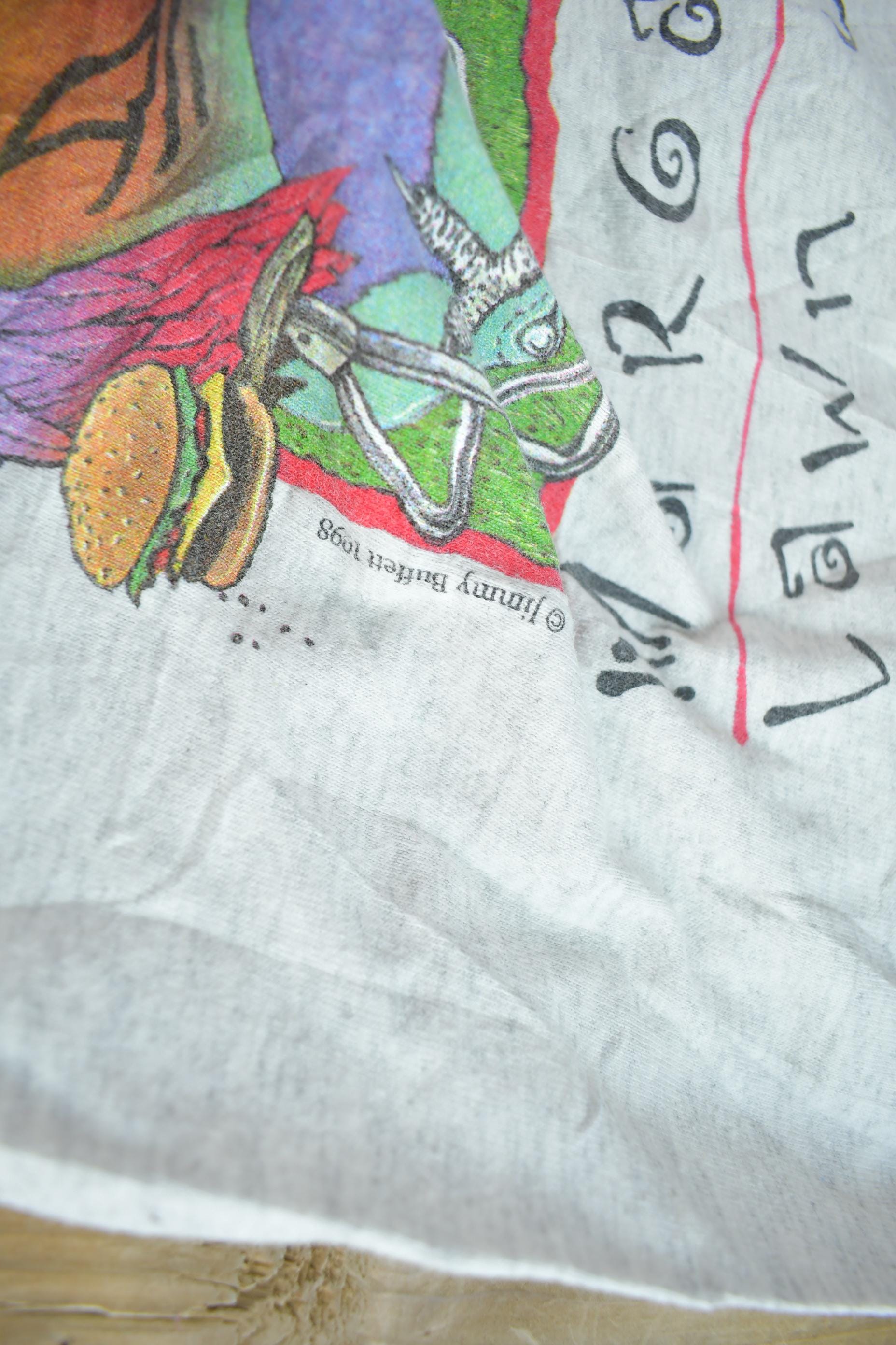Vintage 1993 Jimmy Buffett Margaritaville Graphic T-Shirt