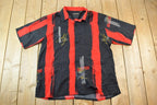 Vintage 1990s Giogio Berttynari Abstract Button Up Shirt