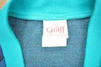 Vintage 1980s Graff Patterned Cardigan Sweater