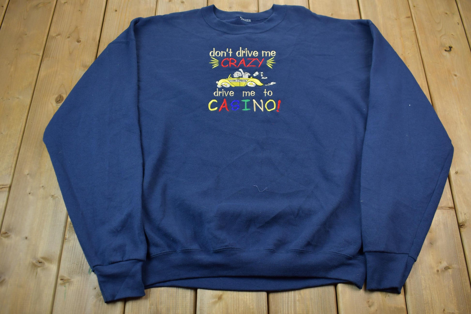 Vintage 1990s Drive Me Crazy Crewneck Sweatshirt