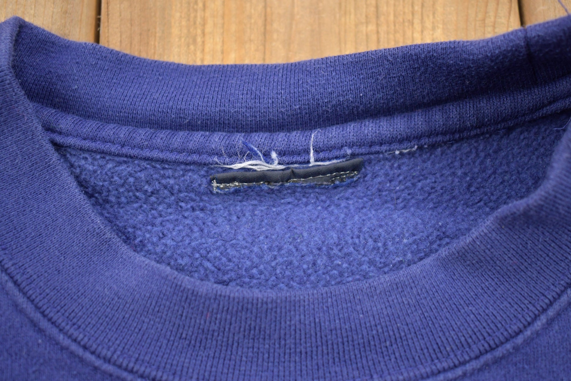 Vintage 1990s Blank Blue Crewneck Sweatshirt
