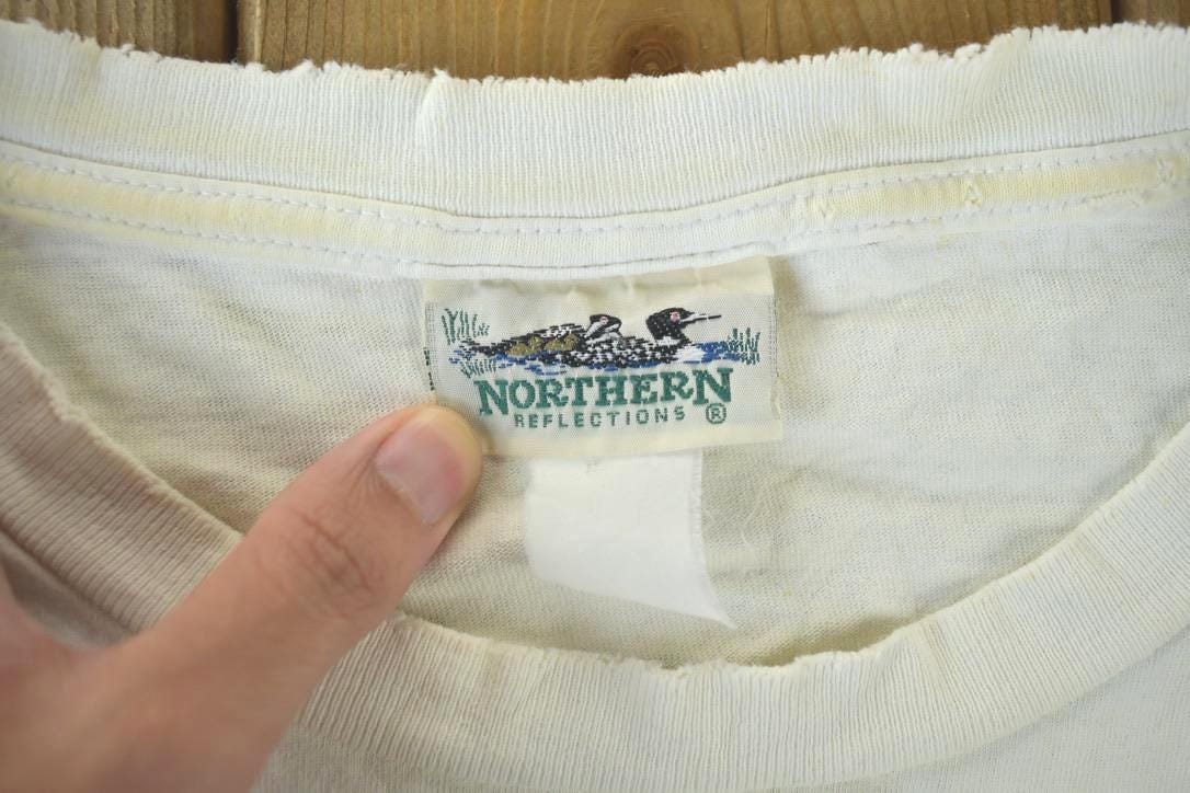 Vintage 1990s Northern Reflections Three Dogs In Graphic T-Shirt