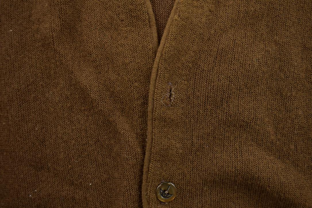 Vintage 1980s Arnold Palmer Robert Bruce Knit Cardigan Sweater