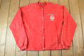 Vintage 1990s Stone Aged Rockwear Button Up Crewneck Sweatshirt