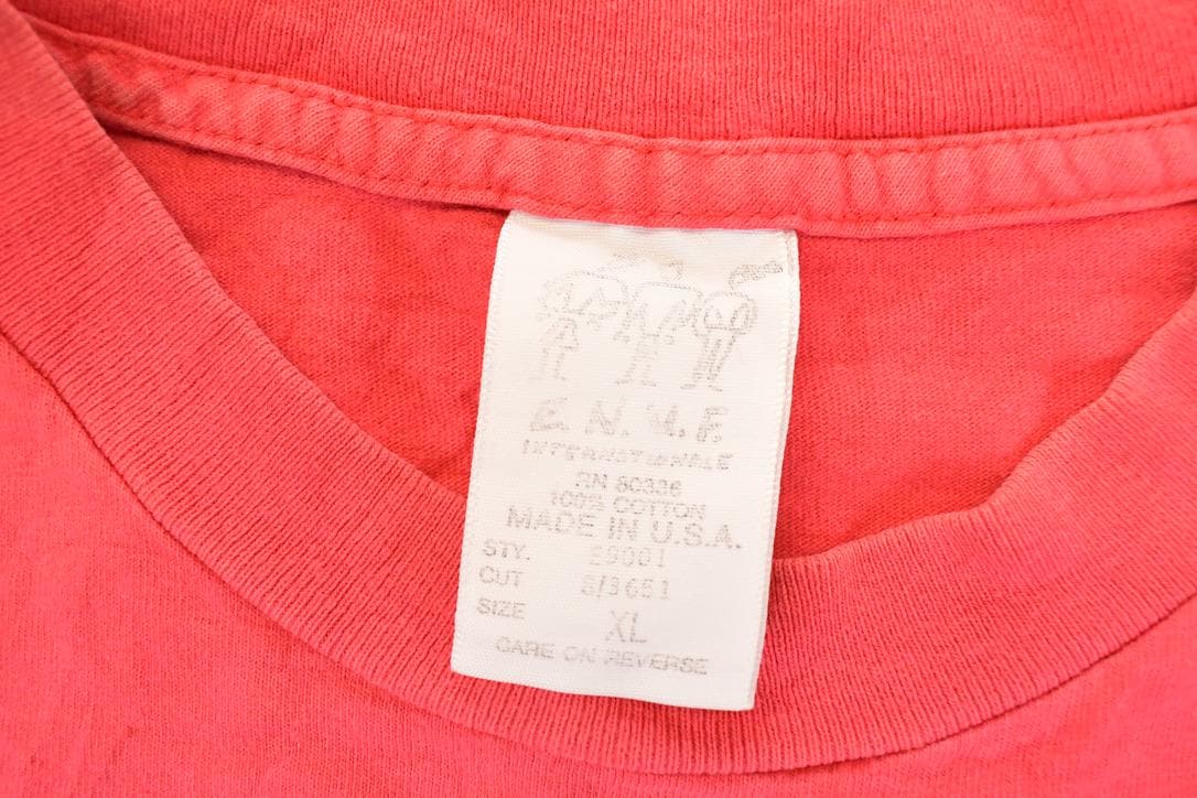 Vintage 1990s Enuf International Souvenir Travel T-Shirt Men's XL  Destination Shirt  90s Single Stitch Graphic Tee  Made in USA