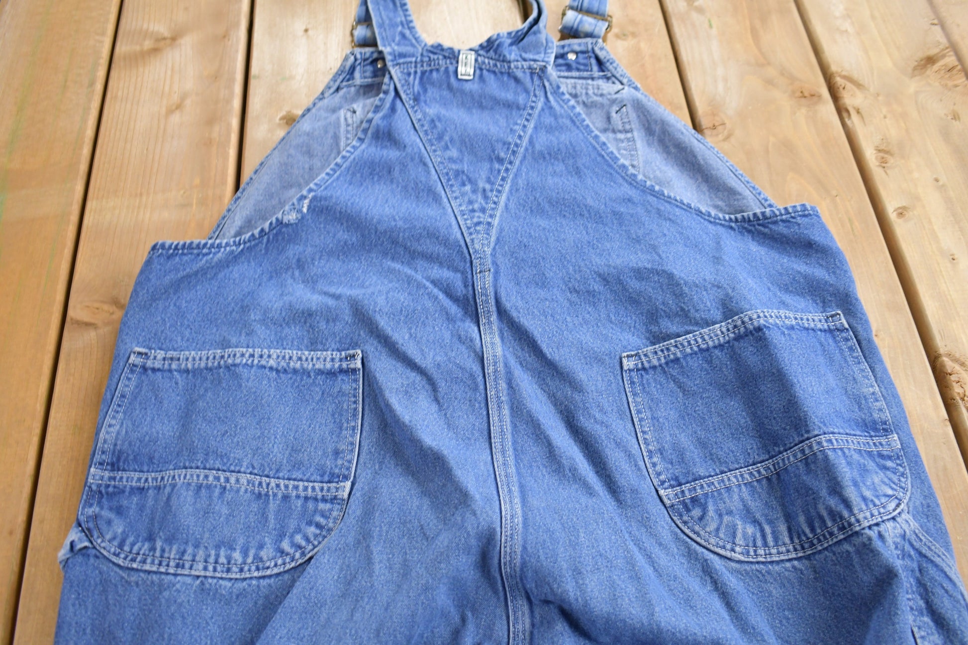 Vintage 1990s KEY Imperial Jean Bib Overalls Size 46 x 32