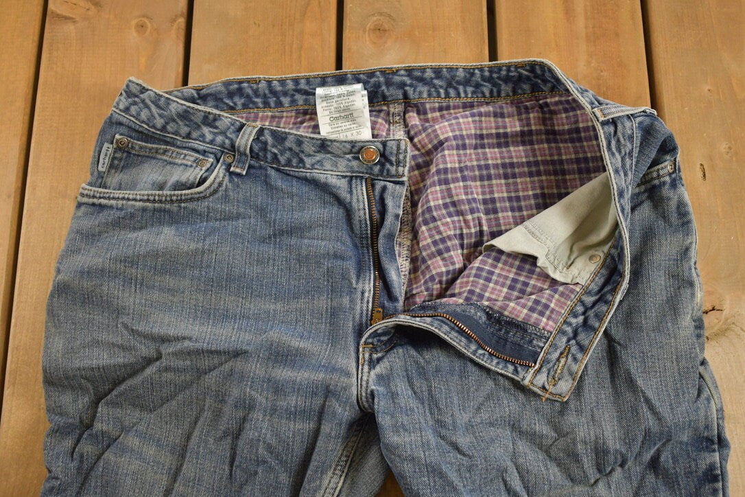 Vintage 1990s Carhartt Lined Jeans Size 36 x 28