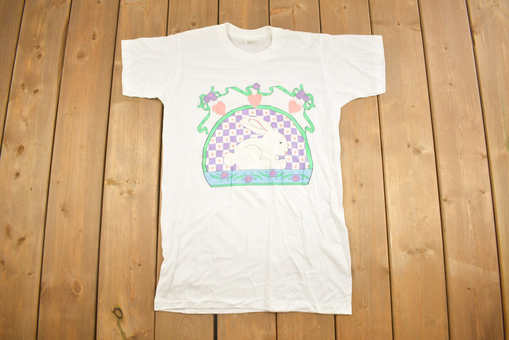 Vintage 1990s Cute Bunny Graphic T-Shirt