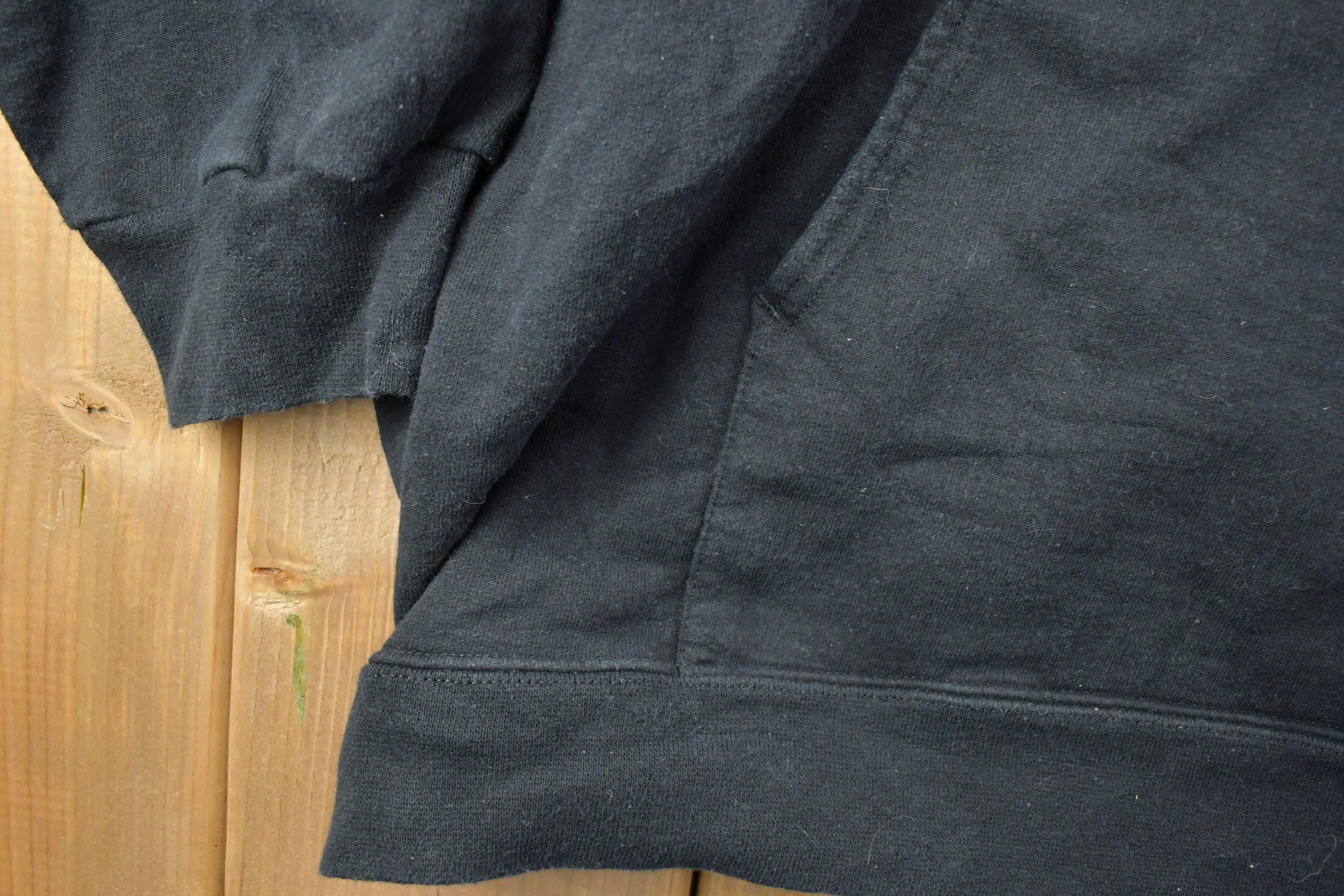 Vintage 1990s Hanes Zip Up Blank Hoodie