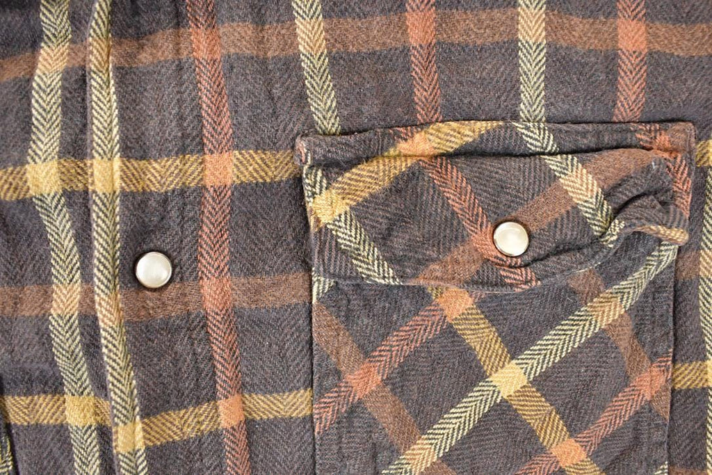 Vintage 1990s Fillon Forrest Western Style Plaid Button Up Shirt Men's XL