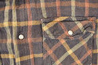 Vintage 1990s Fillon Forrest Western Style Plaid Button Up Shirt Men's XL