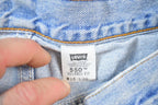 Vintage 1990s Levi Strauss Red Tab 550 Denim Jeans Size 34 x 30 Made In USA