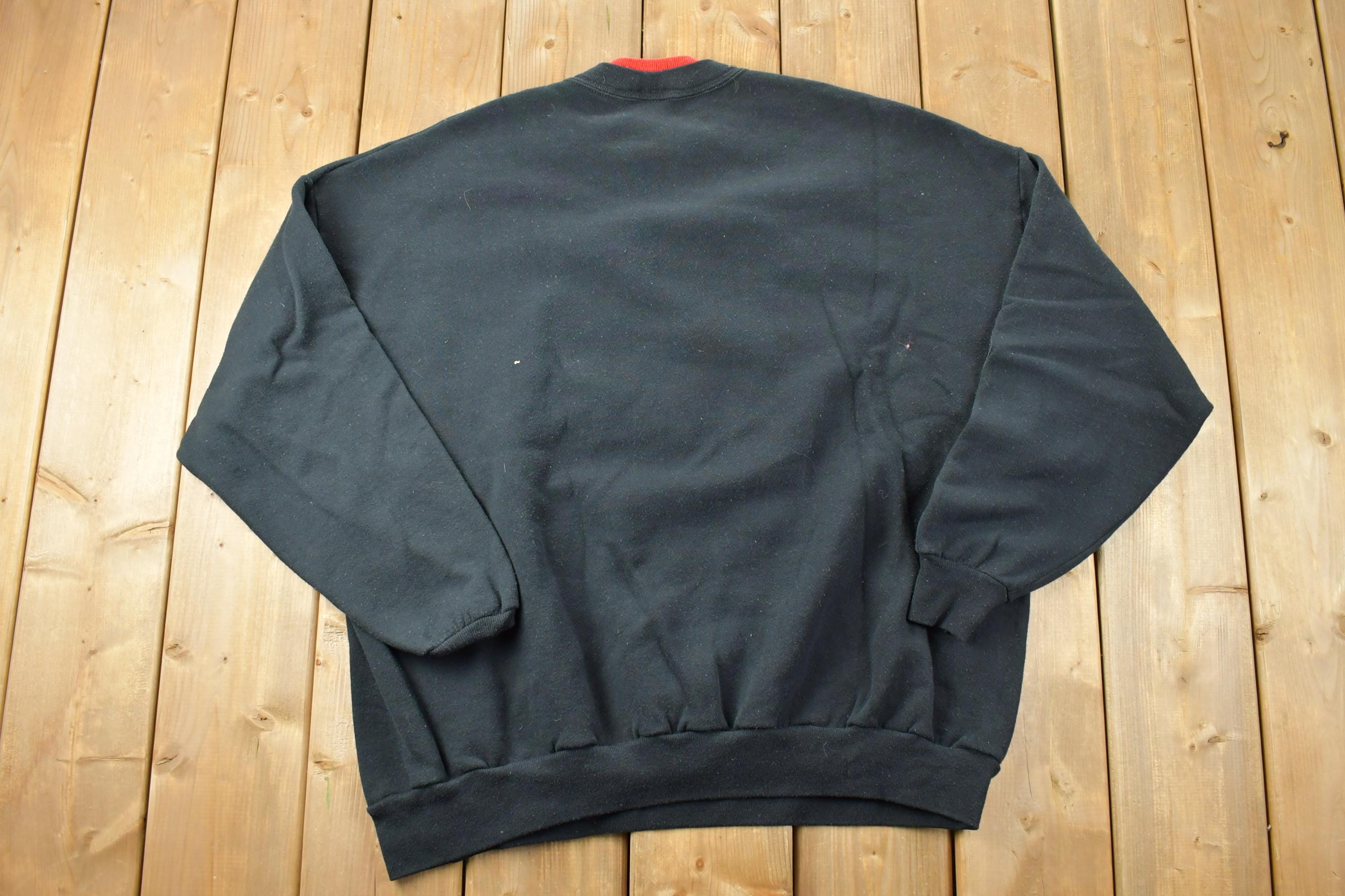 Vintage 1990s Morning Sun Double Collar Night Bird Crewneck