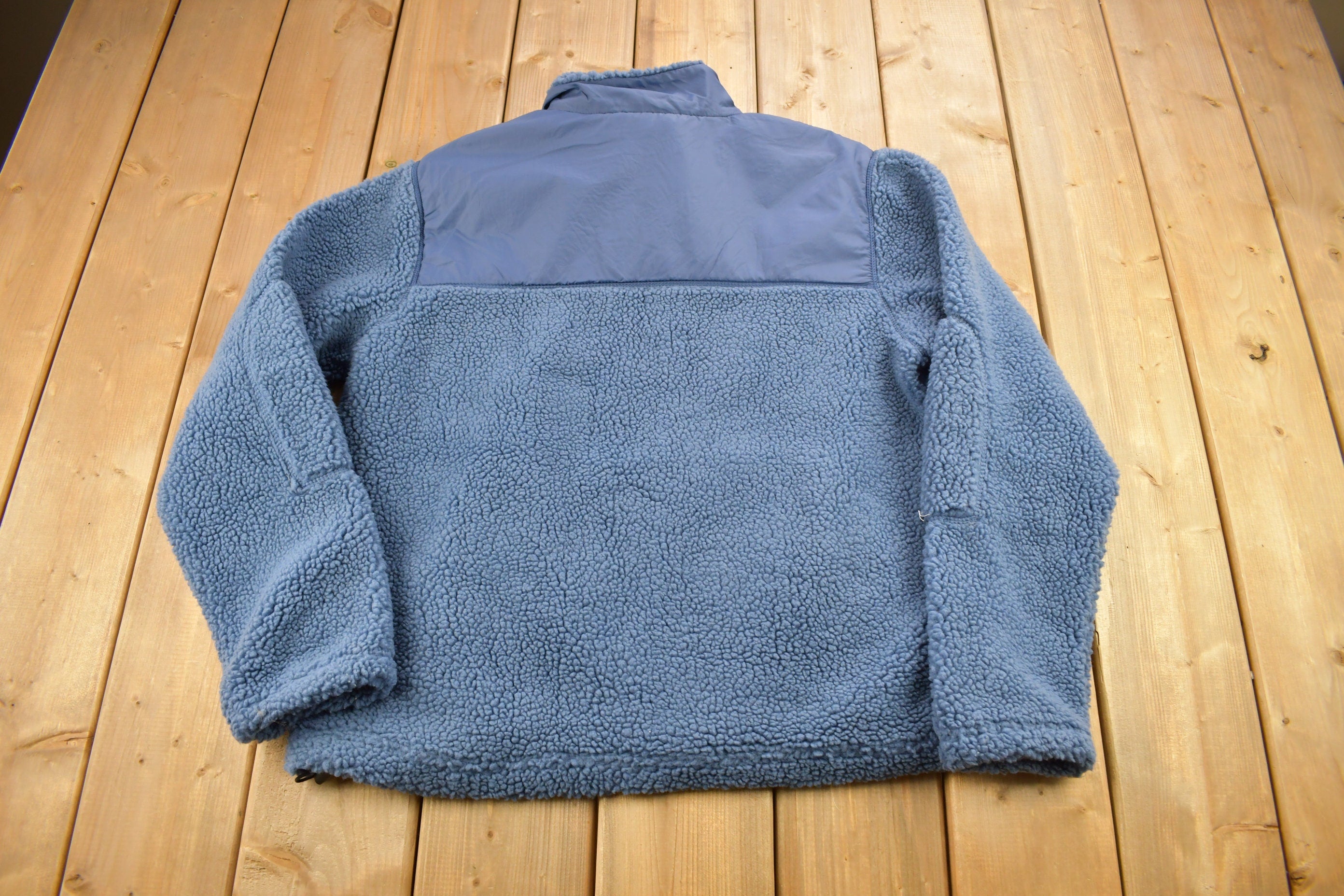 Vintage 1990s Timberland Deep Pile Fleece Sweater  Outdoorsman  90s Sweater  Streetwear  Hiking  Fleece Zip up