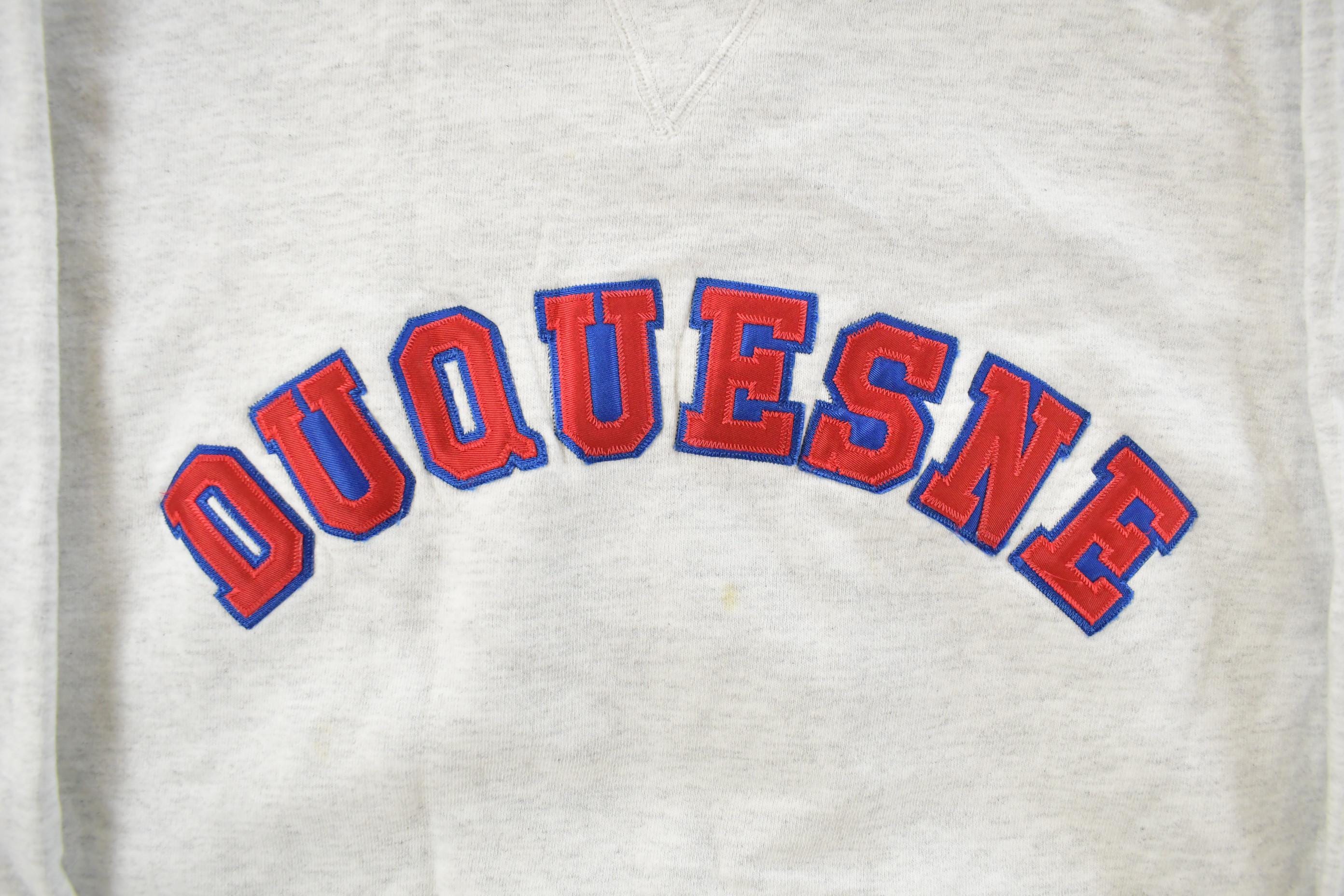 Vintage 1990s Duquesne University Crewneck Sweatshirt Mens L