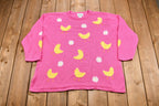 Vintage 1990s Quaker Factory Duck Theme Knit Sweater