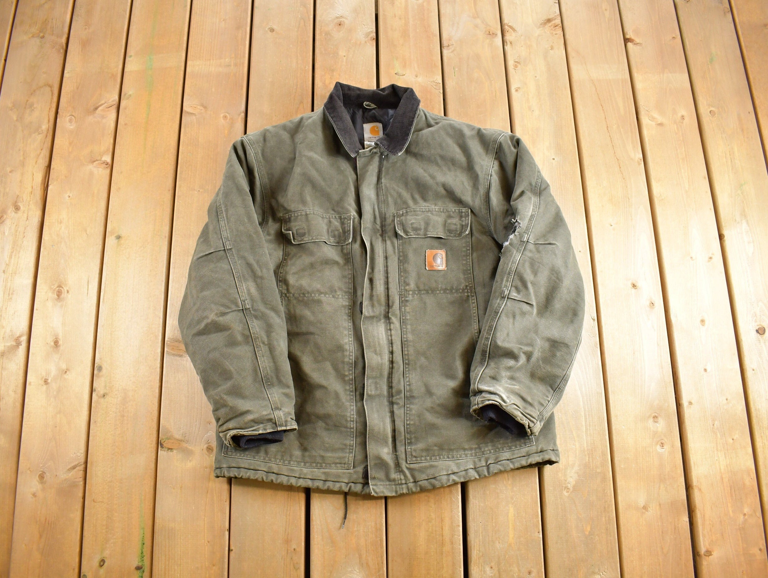Vintage 1990s Green Carhartt Jacket