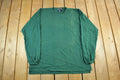 Vintage 1990s Eddie Bauer Ebtek Long Sleeve T-Shirt Men's XL  Outdoors Crew Neck  Made in Canada  90s Hiking Wear