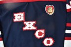Vintage Y2K Exco Blue Liner Hockey Jersey