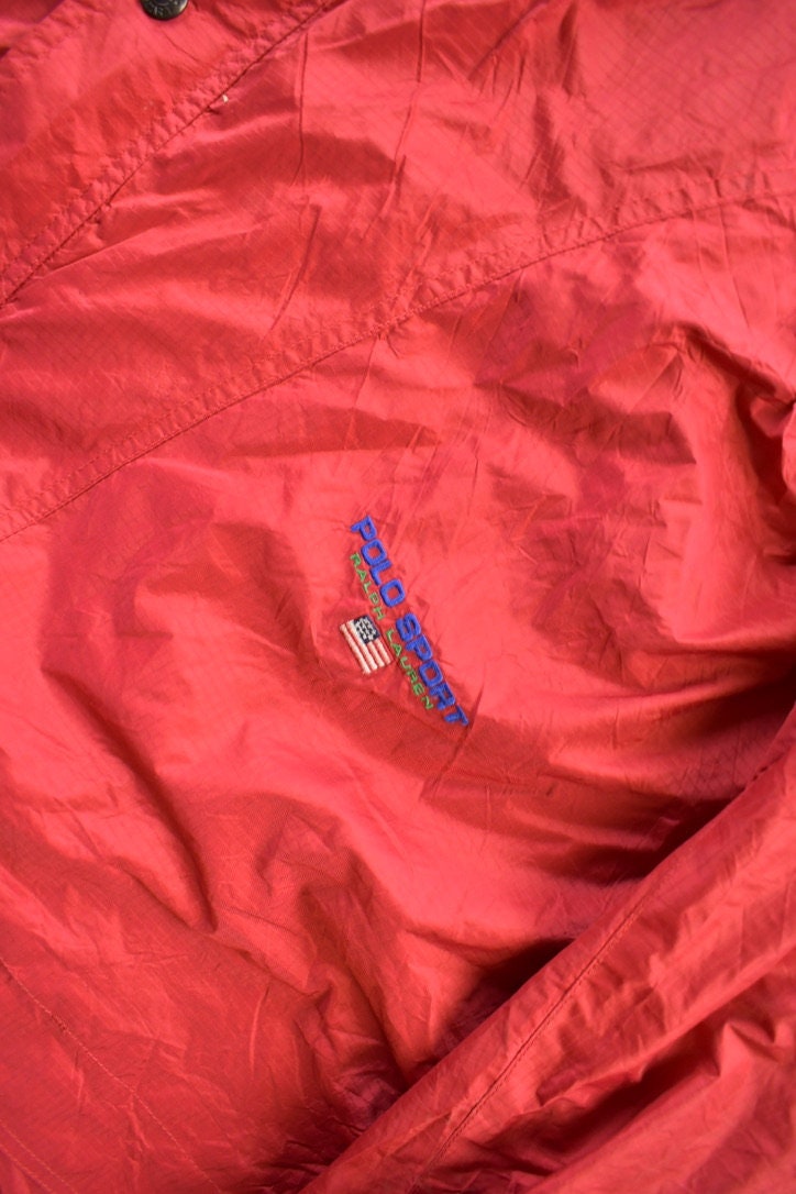 Vintage 1990s Polo Sport Ralph Lauren Fleece Lined Jacket