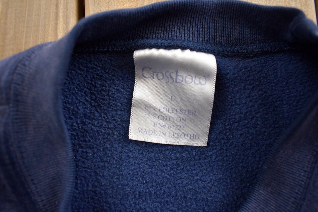 Vintage 1990s Blank Blue Crewneck Sweatshirt