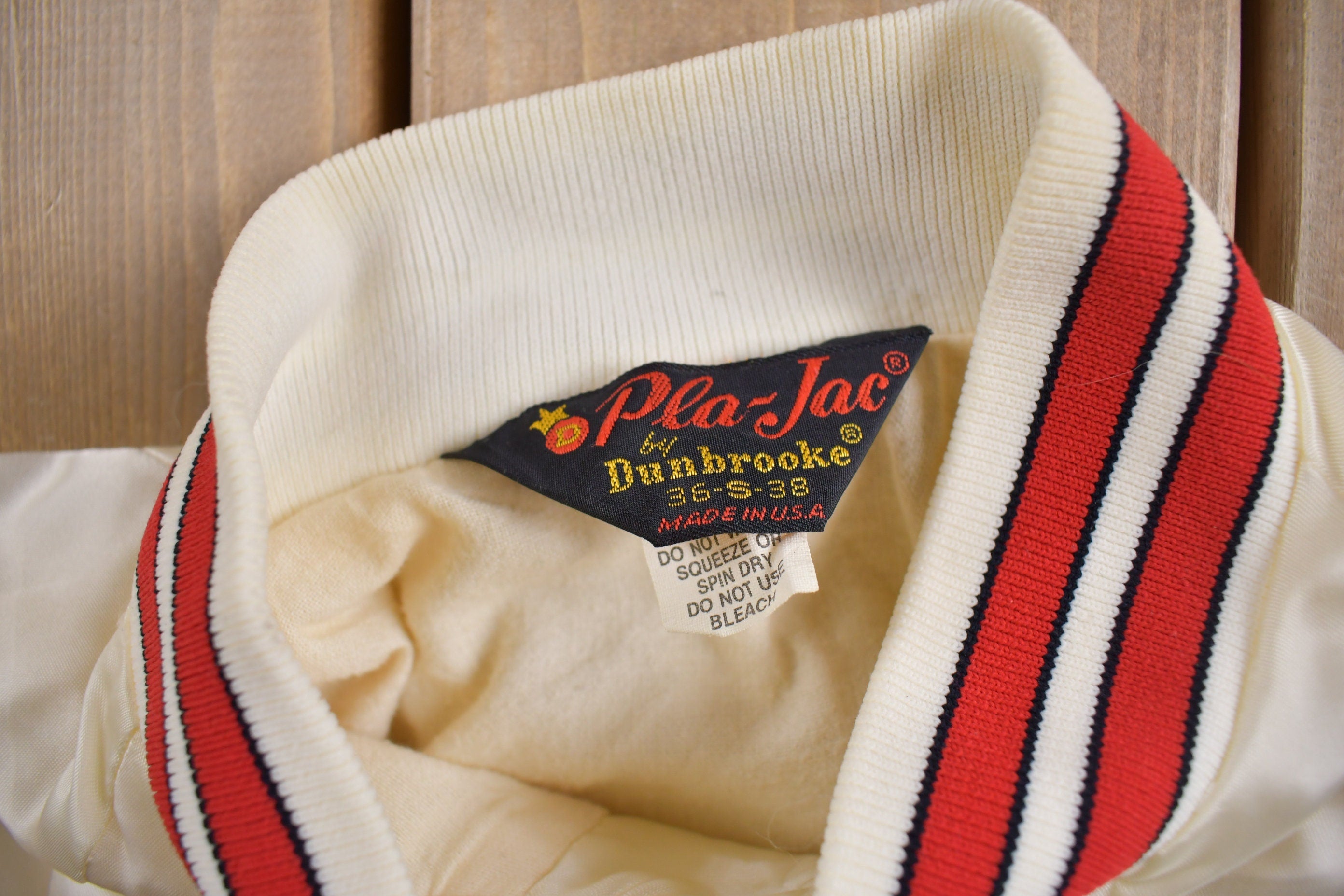 Vintage 1980s Oakwood Castle Satin Uniform Jacket