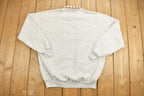 Vintage 1990s Cute Bear Graphic Collared Sweatshirt
