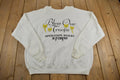 Vintage 1991 Dessert Storm: Bless Our Troops Crewneck Sweatshirt Made In USA