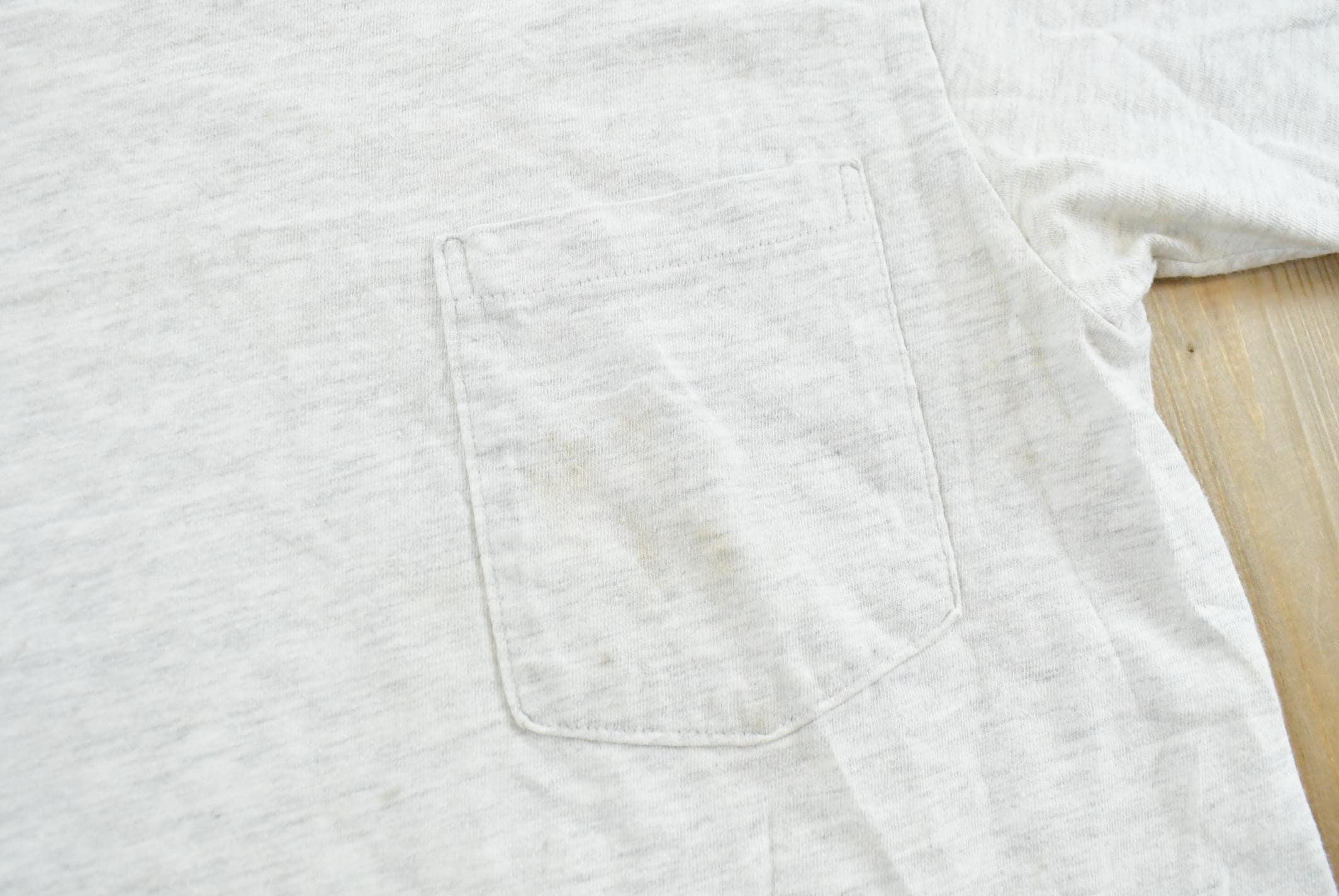 Vintage 1990s Blank Gray Pocket T-Shirt Men's M /