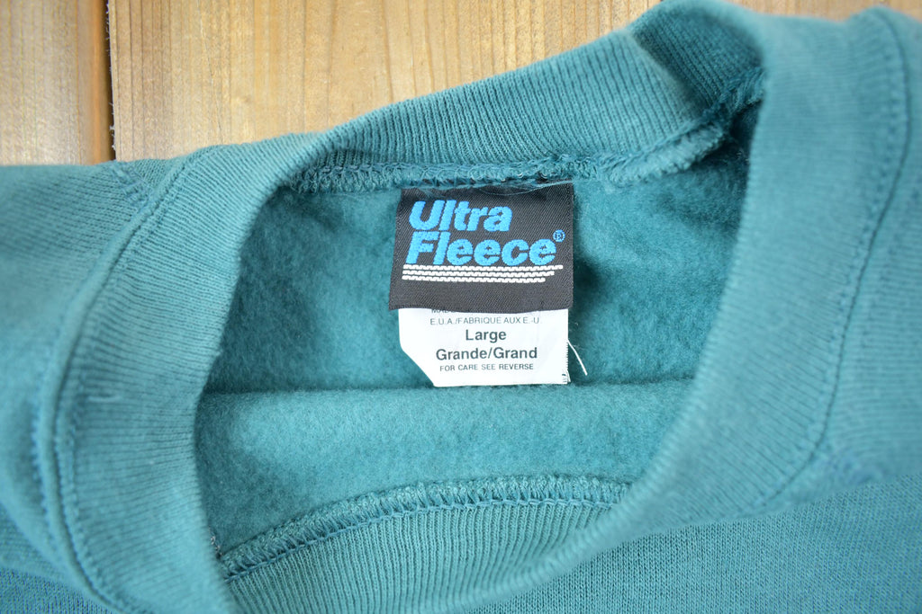 Vintage 1990s Blank Teal