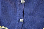 Vintage 1980s 100% Wool Knit Sweater Womens S