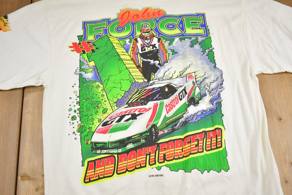 Vintage 1997 John Force Racing T-Shirt