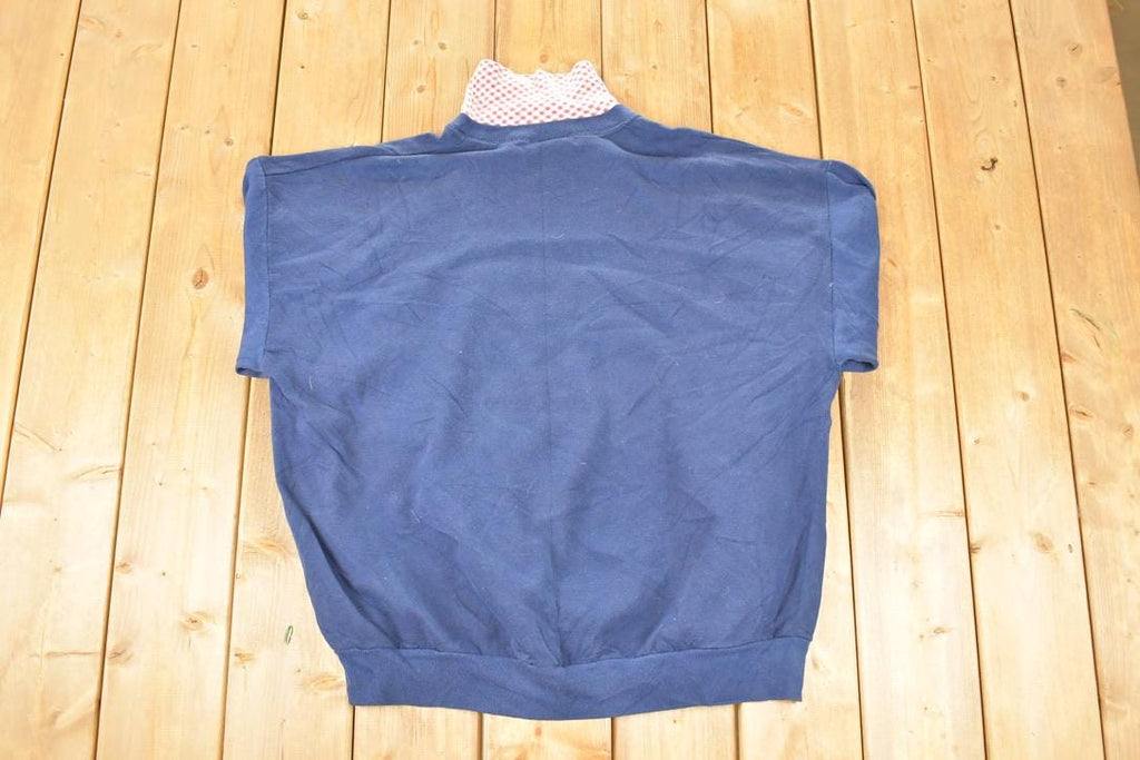 Vintage 1990s Dalmatian Apple Baskets Picnic Turtleneck Sweatshirt Women's XXXL