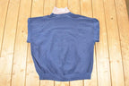 Vintage 1990s Dalmatian Apple Baskets Picnic Turtleneck Sweatshirt Women's XXXL