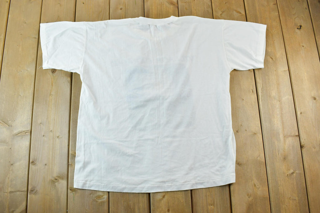 Vintage 1990s Village Caraibe Single Stitch Tennis T-Shirt