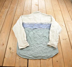 Vintage 1980s Cowboys Turtle Association Mountain Scenery Button Up Shirt