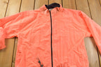 Vintage 1990s Neon Orange Windbreaker Jacket