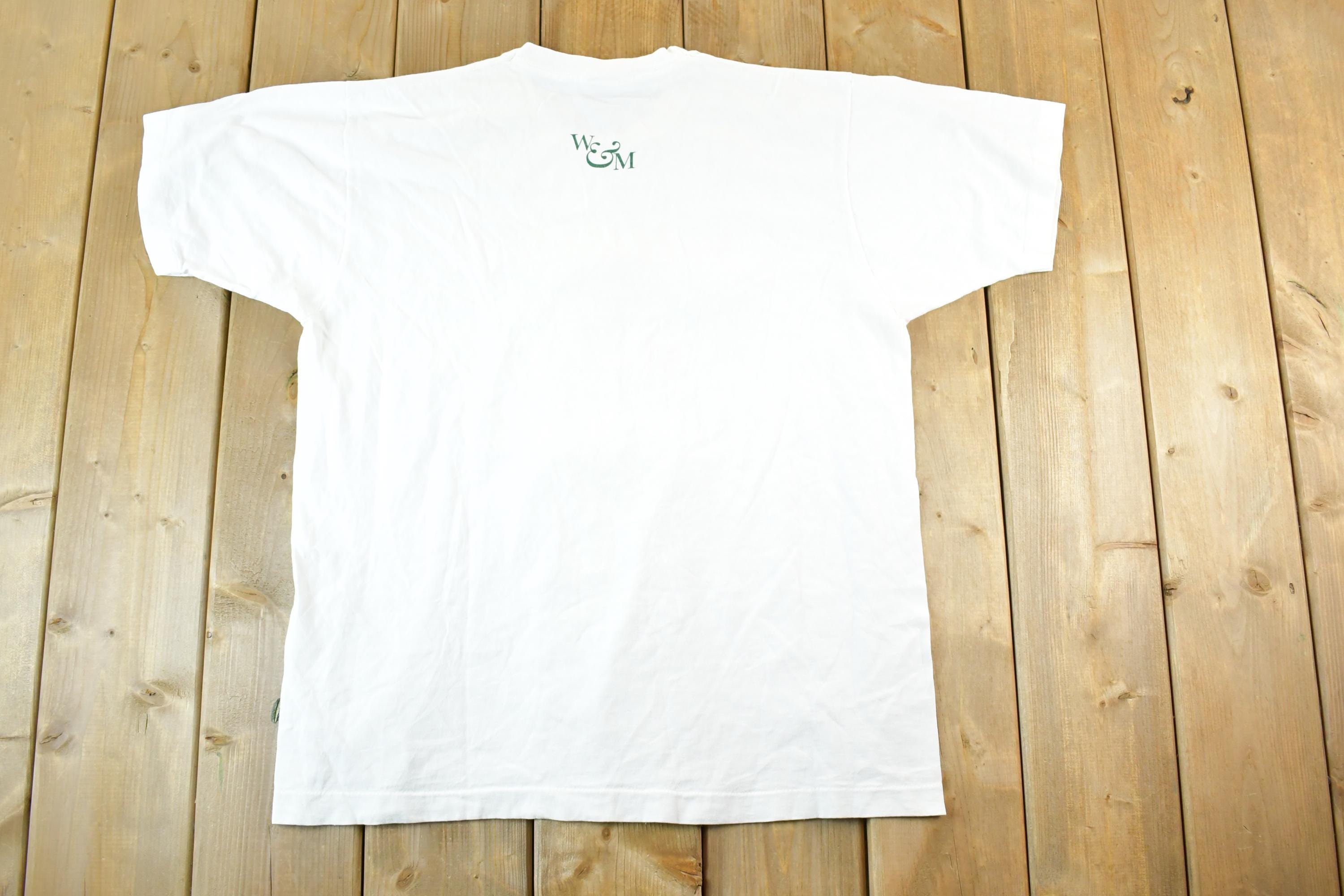 Vintage 1990s William Mary College Collegiate T-Shirt Mens L