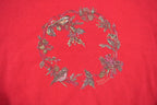 Vintage 1990s Northern Reflections Christmas Wreath Sweater
