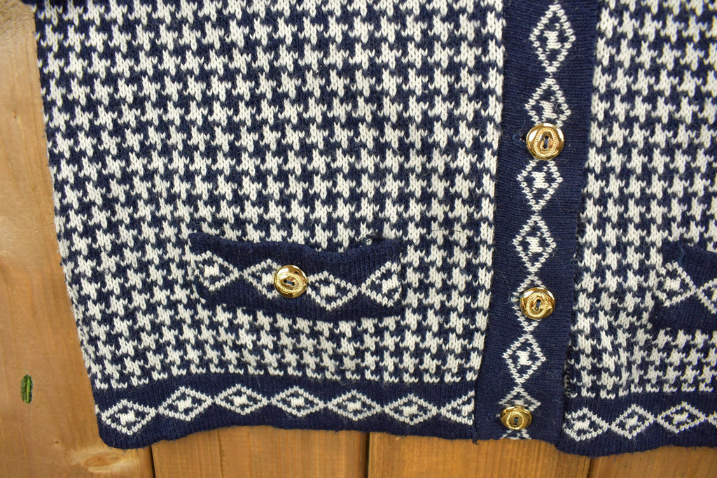 Vintage 1990s Grazia Knit Cardigan Sweater