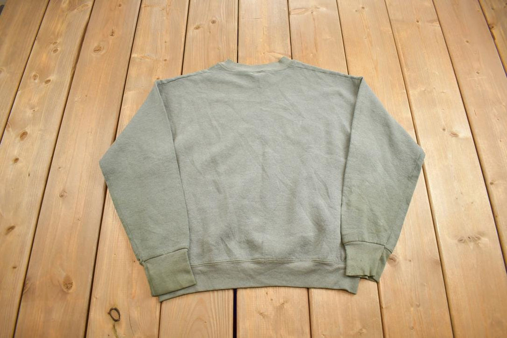Vintage 1990s Monterey Bay California Embroidered Souvenir Travel Crewneck Sweatshirt