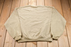 Vintage 1990s A Hunters Nightmare Camo Deer Graphic Crewneck Sweatshirt