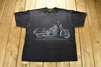 Vintage 1993 Airbrushed Motorcycle Graphic T-Shirt