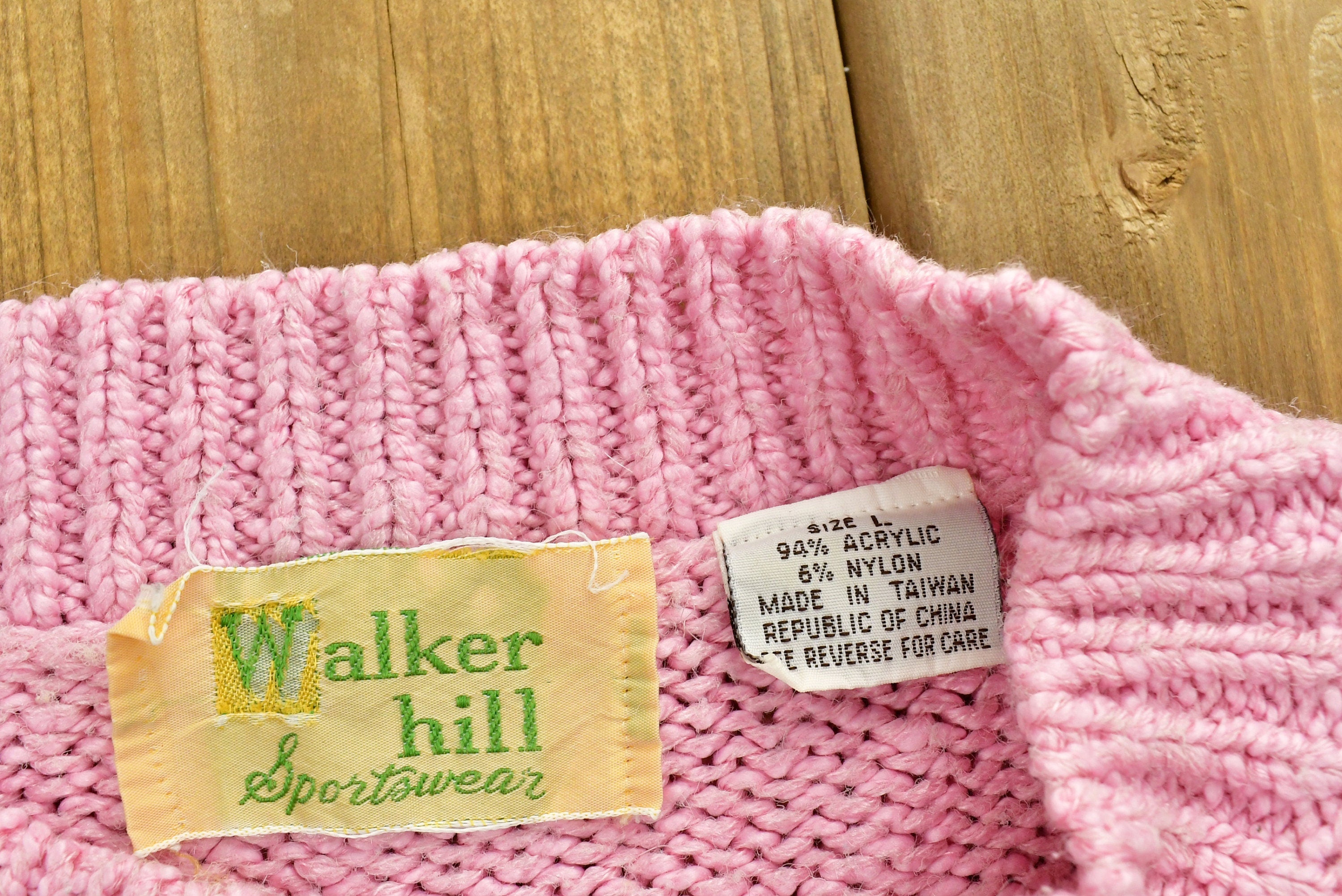 Vintage Walker Hill Sportswear Knitted Sweater