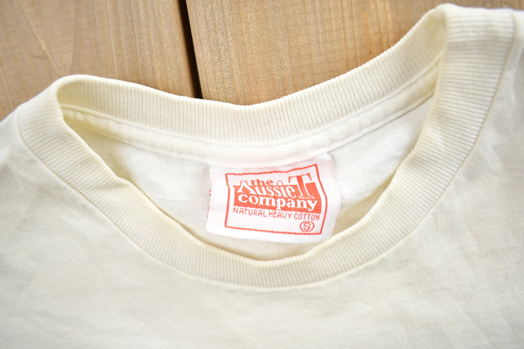 Vintage 1980s Walk Softly On Mother Earth Single Stitch Graphic T Shirt Made In USA